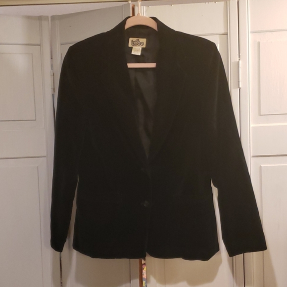 Black Velvet Jacket by Toffee Size 10